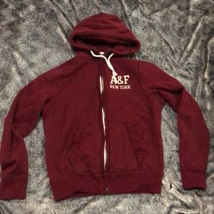 Men’s Size XXL Zip Up Abercrombie & Fitch Hoodie